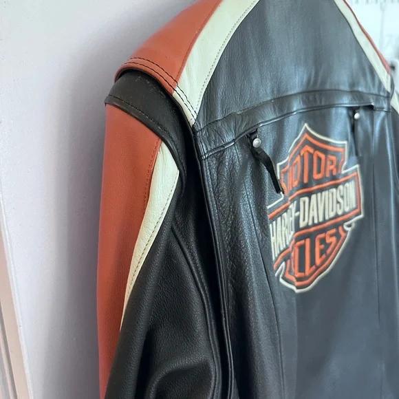 Harley-Davidson Large Winter Riding Jacket with zip in/out lining - Picture 7 of 8